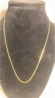 14k Gold Necklace 18 inch