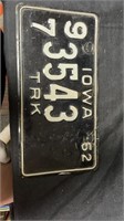 1962 iowa plate