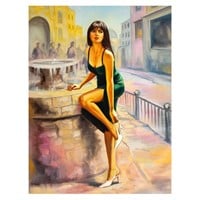 Taras Sidan- Original Oil on Canvas "Valeria"