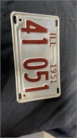 1951 illinois plate