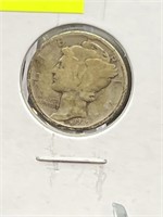 Mercury Head 90% Silver Dime 1939