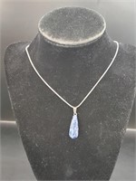 Silver Chain .925 Canadian Sodalite Necklace