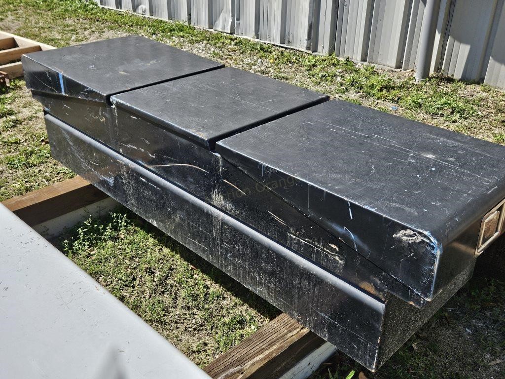 Heavy Steel Double Door Truck Bed Tool Box