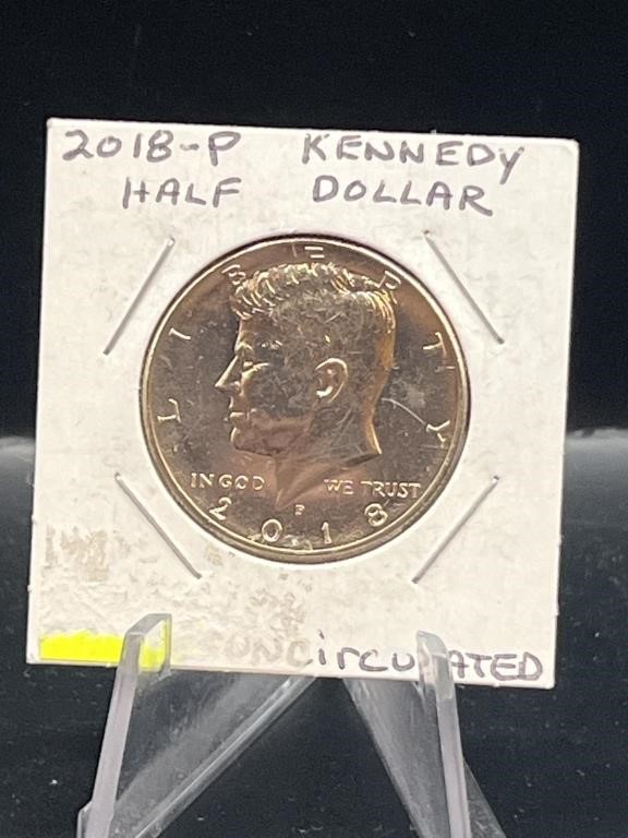 2018 Kennedy half dollar uncirculated