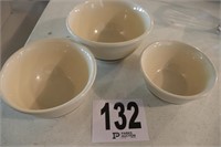 Set of (3) Ovenproof Stoneware Bowls(R1)