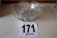 Heavy Cut Glass Bowl(R1)
