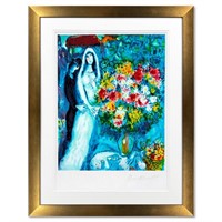Marc Chagall (1887-1985), "Bridal Bouquet" Framed