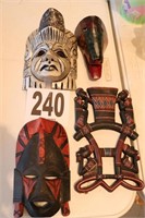 Wooden Mask Decor & Miscellaneous(R1)