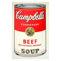 Andy Warhol "Soup Can 11.49 (Beef w/Vegetables)" S