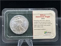 Silver 99.93% American Eagle 2003