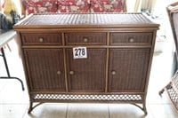 Rattan Cabinet/Buffet (BUYER RESPONSIBLE FOR