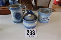 (3) Pieces of Vintage Stoneware (Chips/Crack)(R1)