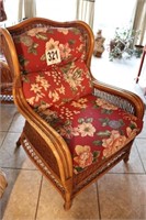 Rattan Chair with Cushions (BUYER RESPONSIBLE FOR