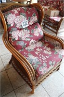 Rattan Chair with Cushions (BUYER RESPONSIBLE FOR