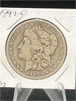 90% Silver Morgan Dollar 1897-O