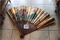 Hand Painted Hand Fan Decor(R1)