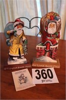 Wooden Old World Santa Signed Decor(R1)