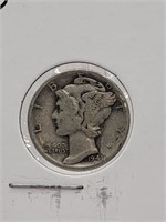 90% Silver1943 Mercury Head Silver Dime
