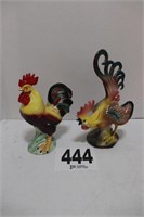 (2) Decorative Rooster Figurines(R2)