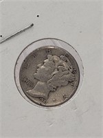 90% Silver 1941 Mercury Head Silver Dime
