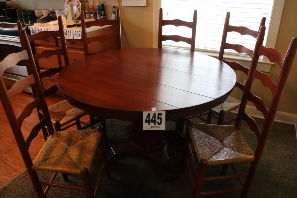 Vintage Table with (6) Chairs (BUYER RESPONSIBLE