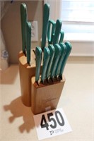 Fiesta Knife Block with Knives (Missing