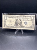 $1 Dollar Silver certificate 1957-A ERROR NOTE