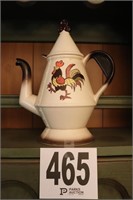 Vintage Metlox Poppy Trail Red Rooster Coffee