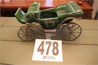 Vintage Metlox Dark Green Carriage(R4)