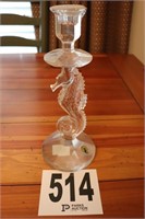 Waterford Seahorse Crystal Candle Stick(R4)