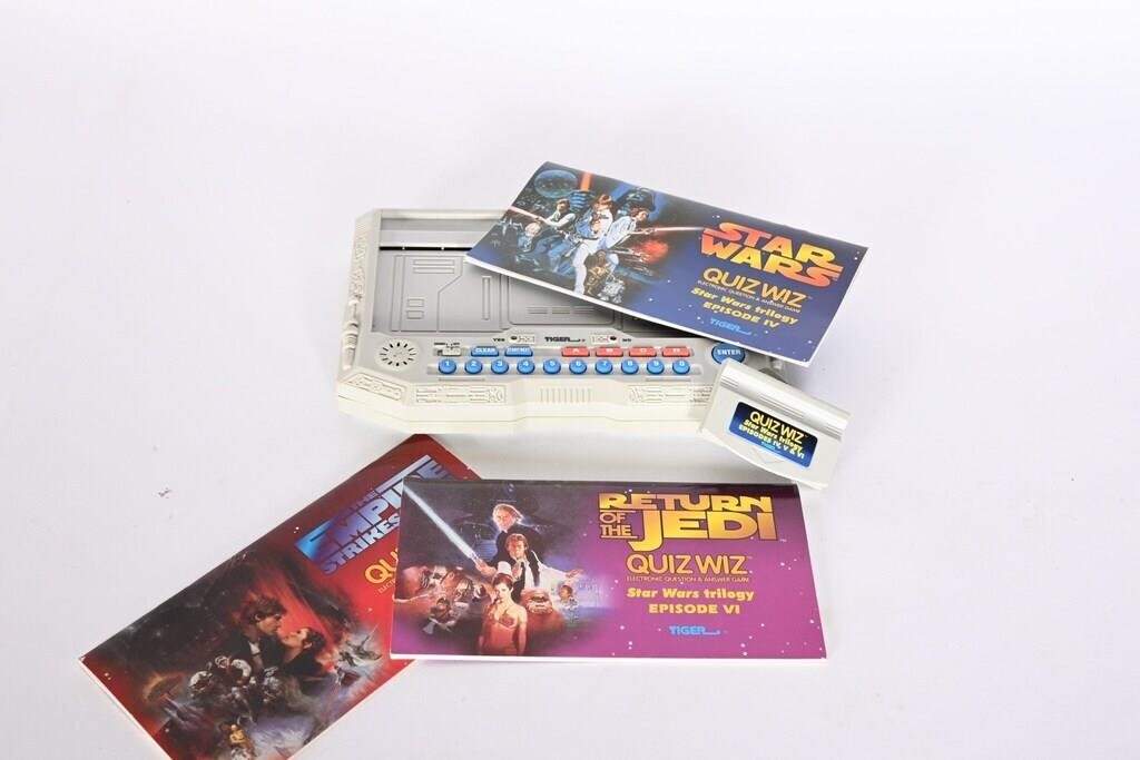 Vintage Star Wars Quiz Wiz Elec Handheld Game