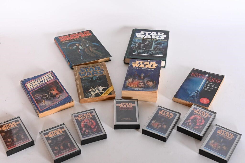 Vintage Star Wars Books, Cassette Tapes