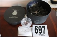 Waterford 2010 Courage Signed Ball Ornament(R5)