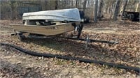 2 BOATS AND BOAT TRAILER