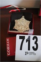 Gorham 2012 Snowflake Ornament(R5)