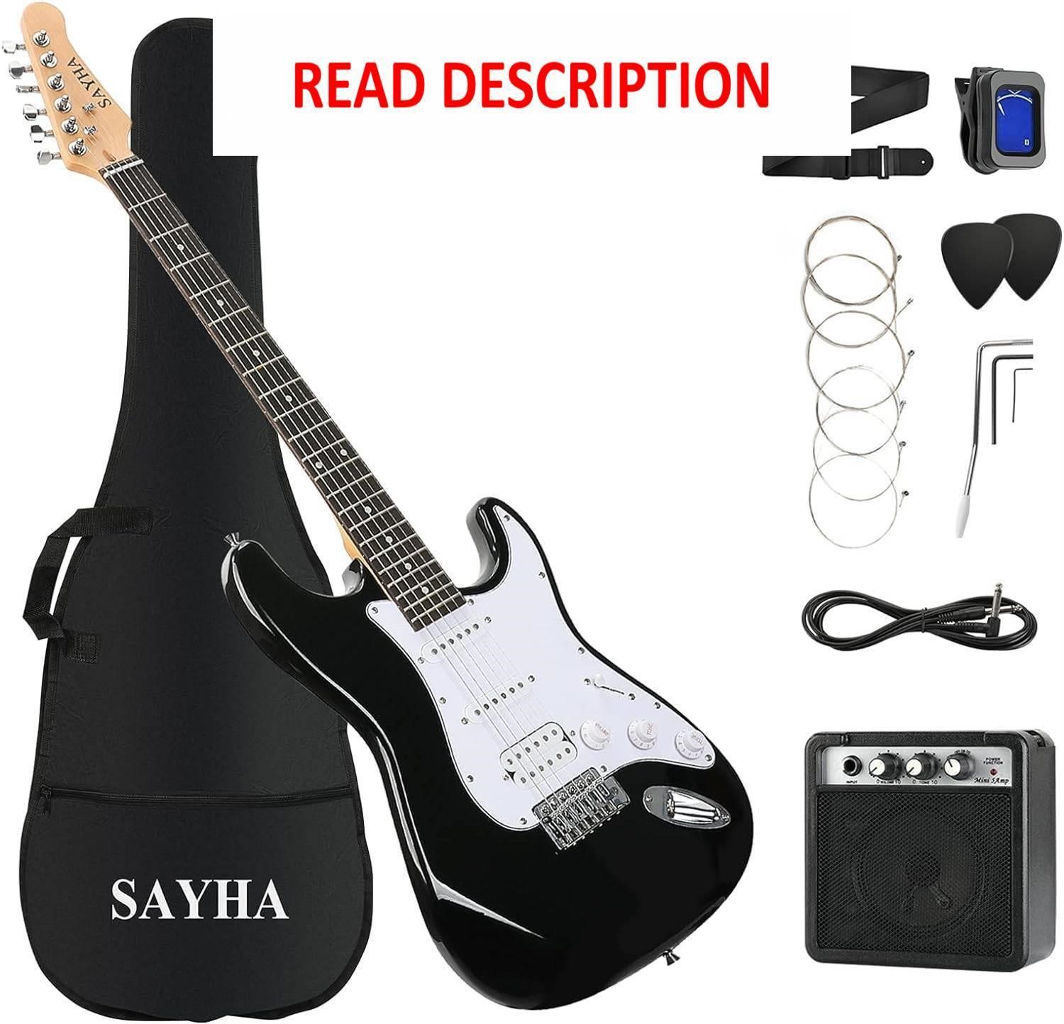 $100  39 Electric Guitar HSS Starter Kit