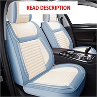$145  LINGVIDO Car Seat Cover  White-Light Blue