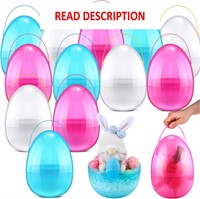 $66  12pcs 10x7 Plastic Easter Eggs  Blue/Pink