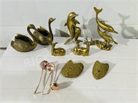 collection of brass figures