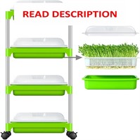 $98  4 Layer Sprouter Tray  Wheatgrass Grower.