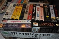 flat of vhs tapes