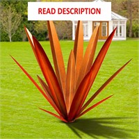 $28  Metal Agave Plant  Red  Large  Outdoor Decor