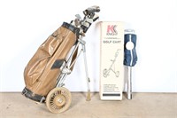 Golf Clubs, Stand, Bag