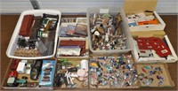 Group of Model Train Accessories: Figures, People