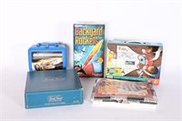 Games, NIB Backyard Rockets Kit, Gi Joe Lunch Box