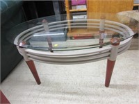 Glass Coffee Table 44" x 32" 18"T