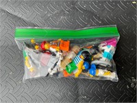 Snack size bag of LEGO figurines