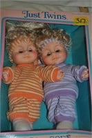New in Box just twins dolls