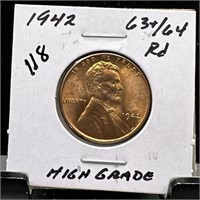 1942 WHEAT PENNY CENT HIGH GRADE
