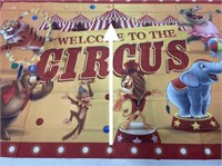 WELCOME TO THE CIRCUS KIDS BACKDROP 70X45IN